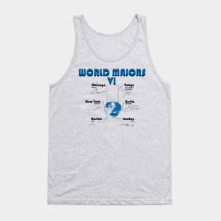 6 World Majors Tank Top